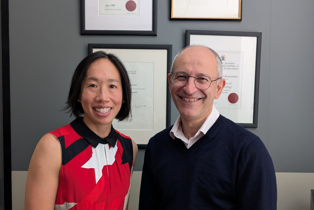 Edwina Chan and Dr Karantanis